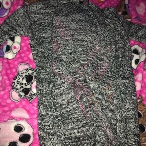 Black and white cardigan